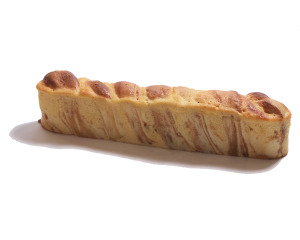 メープルステッキ 220円:メープルシロップの香り豊かなパンです。しっとりクッキー生地と一緒にどうぞ。